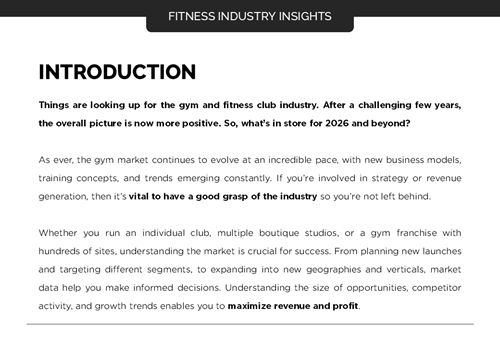 Gym Report Introduction LR